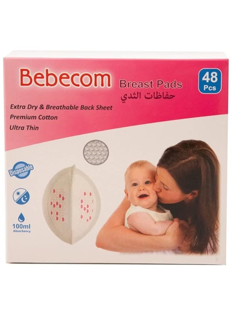 Bebecom Ultra Thin Brest Pads 48 Pcs